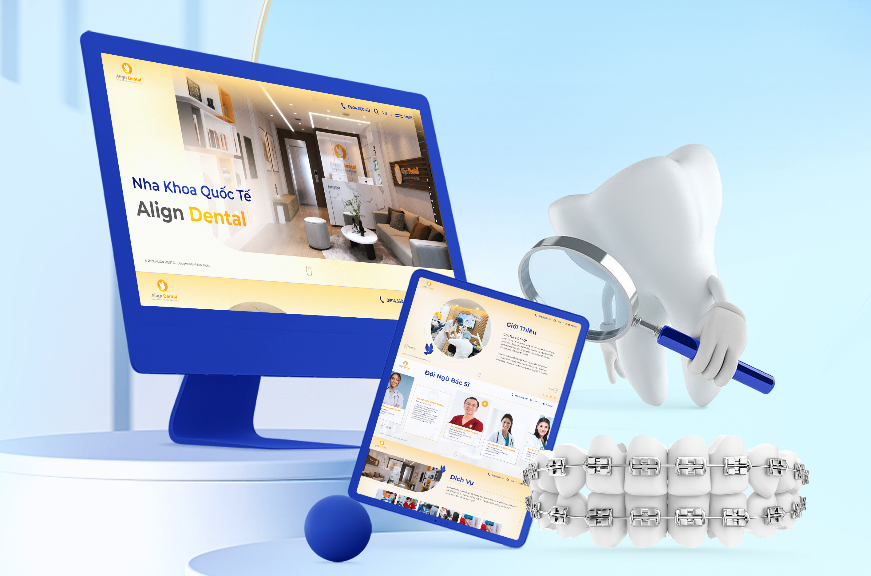 Oral Healthcare Services on the Align Dental Website
